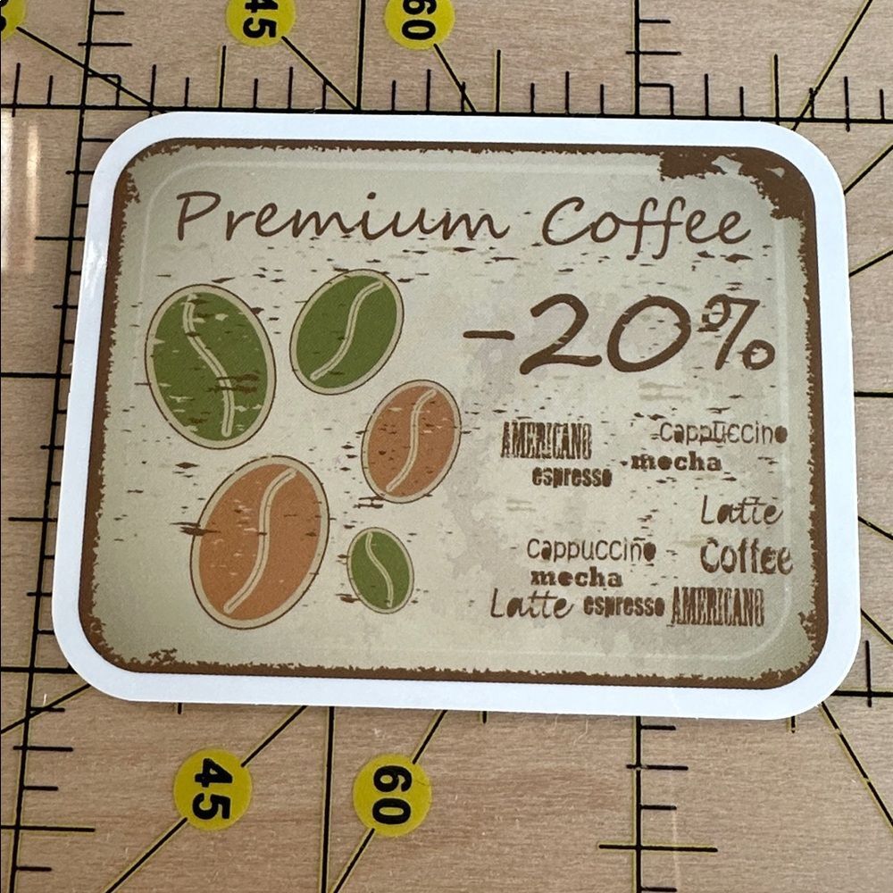 💜13/$13 +Bundle Sticker Sale| Coffee Latte espresso Starbucks Waterproof Sticker